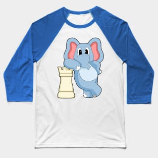 Chess piece Rook Elephant Chess Baseball T-Shirt